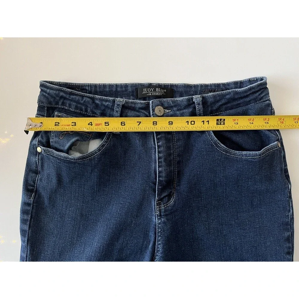 Judy Blue Jeans Womens 11/30 Blue Mom Jean Stretch High Rise Denim - Picture 4 of 8